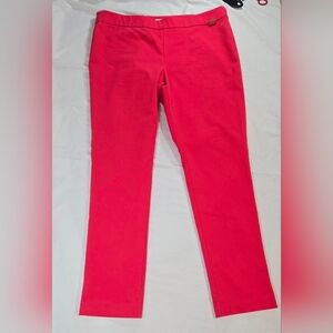 Calvin Klein Women's Red Trousers